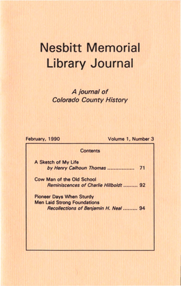 Volume 1, Number 3, February 1990