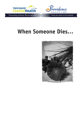 When Someone Dies