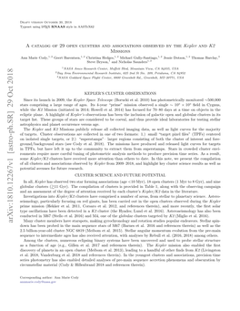 Arxiv:1810.12267V1 [Astro-Ph.SR]