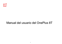 Manual Del Usuario Del Oneplus 8T