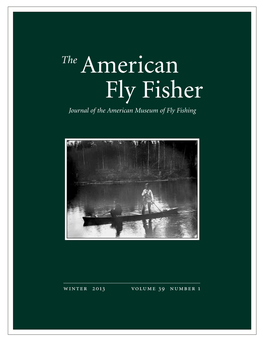American Fly Fisher Journal of the American Museum of Fly Fishing