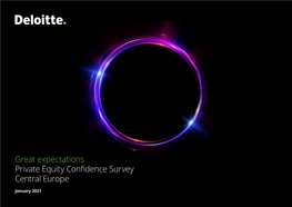 Great Expectations Private Equity Confidence Survey Central Europe