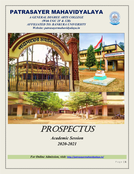 Prospectus Academic Session 2020-2021