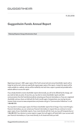 Guggenheim Funds Annual Report