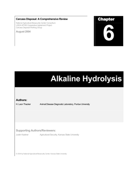 Alkaline Hydrolysis