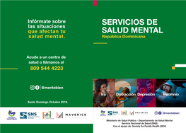 Directorio De Servicios De Salud Mental