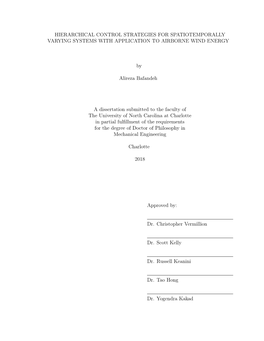 Hierarchical Control Strategies for Spatiotemporally Varying Systems with Application to Airborne Wind Energy