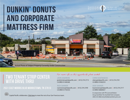 Dunkin' Donuts and Corporate Mattress Firm