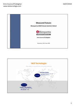 Measured Futures IALE Tecnología