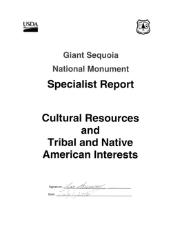 Cultural Resources