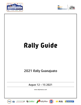 Rally Guide 10 Rally Guanajuato 2021