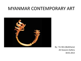 Myanmar Contemporary Art