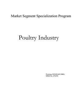 Poultry Industry