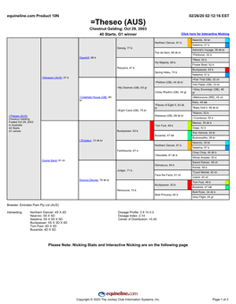 Pedigree Report