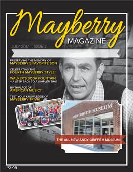 MAGAZINE Mayberryjuly 2017 ISSUE 2