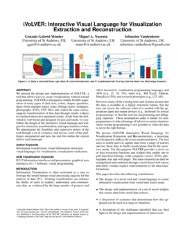 Ivolver: Interactive Visual Language for Visualization Extraction and Reconstruction Gonzalo Gabriel Mendez´ Miguel A