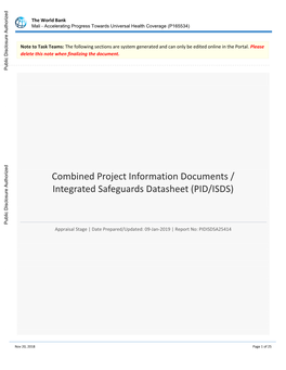 World Bank Document