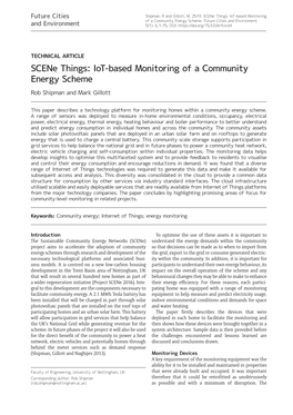 Iot-Based Monitoring of a Community Energy Scheme