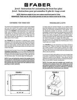 * Faceplate Install Instructions