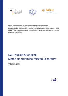 S3 Practice Guideline Methamphetamine-Related Disorders