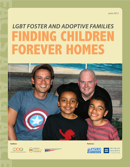 Finding Children Forever Homes Lgbt Foster and Adoptive Families