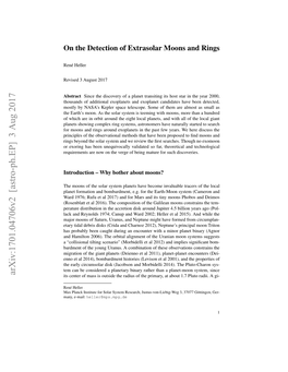 On the Detection of Extrasolar Moons and Rings