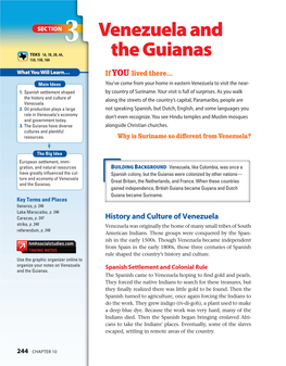 3 Venezuela and the Guianas