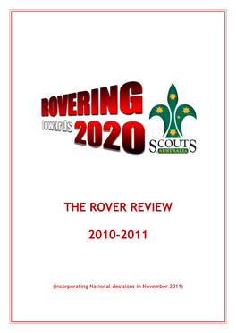 The Rover Review 2010-2011