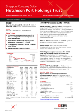 Hutchison Port Holdings Trust