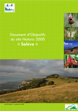 Document D'objectifs Du Site Natura 2000