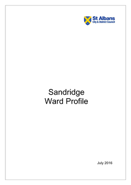 Sandridge Ward Profile