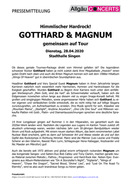 Gotthard & Magnum