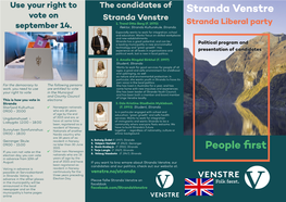 Stranda Venstre People First