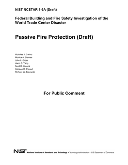 Passive Fire Protection (Draft)