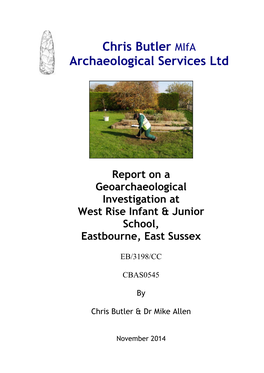 Chris Butler Mifa Archaeological Services Ltd