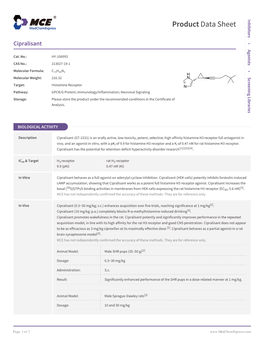 Cipralisant | Medchemexpress