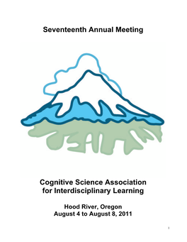 Seventeenth Annual Meeting Cognitive Science Association For