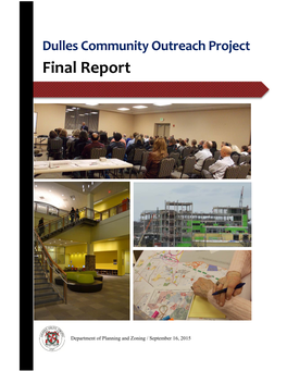 Dulles Community Outreach Project Final Report