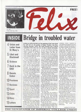 Felix Issue 0001, 1988 Additional/Special Issue