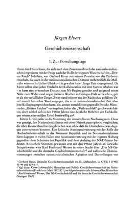 Jürgen Elvert Geschichtswissenschaft