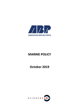 MARINE POLICY October 2019