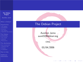 The Debian Project