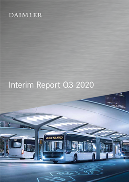 Daimler Q3 2020 Interim Report