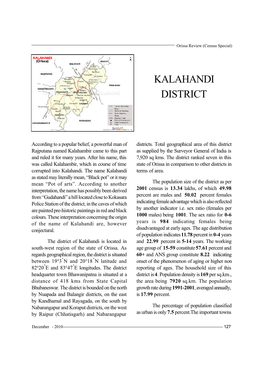 Kalahandi District