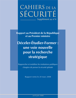 Rapport Au Pre?Sidentde?But:Mise En Page 1 14/03/08 10:37 Page 1