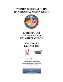 2013 Thorpe Cup W Heptathlon