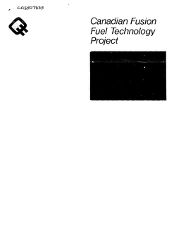 Survey of Pumps for Tritium Gas Fusion/Report F F83021 May 1983