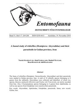 Entomofauna Ansfelden/Austria; Download Unter