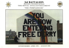 3Rd Bn Londonderry April1991