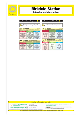 Birkdale Station Interchange Information